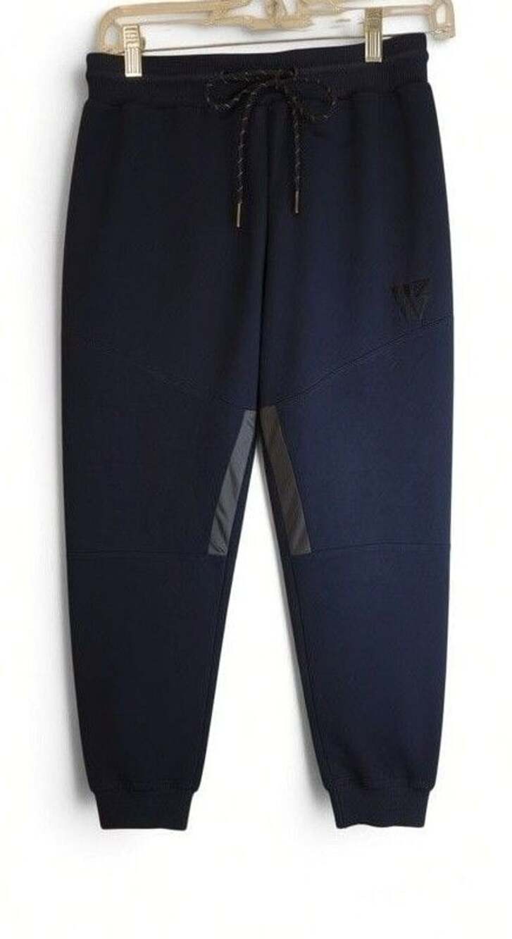 W3 Sweatpants Size S Navy Blue Jogger Pants